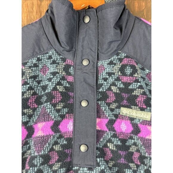 Columbia Benton Springs Crop Pullover Sweater Southwestern Aztec Print Womens XS - Picture 3 of 7